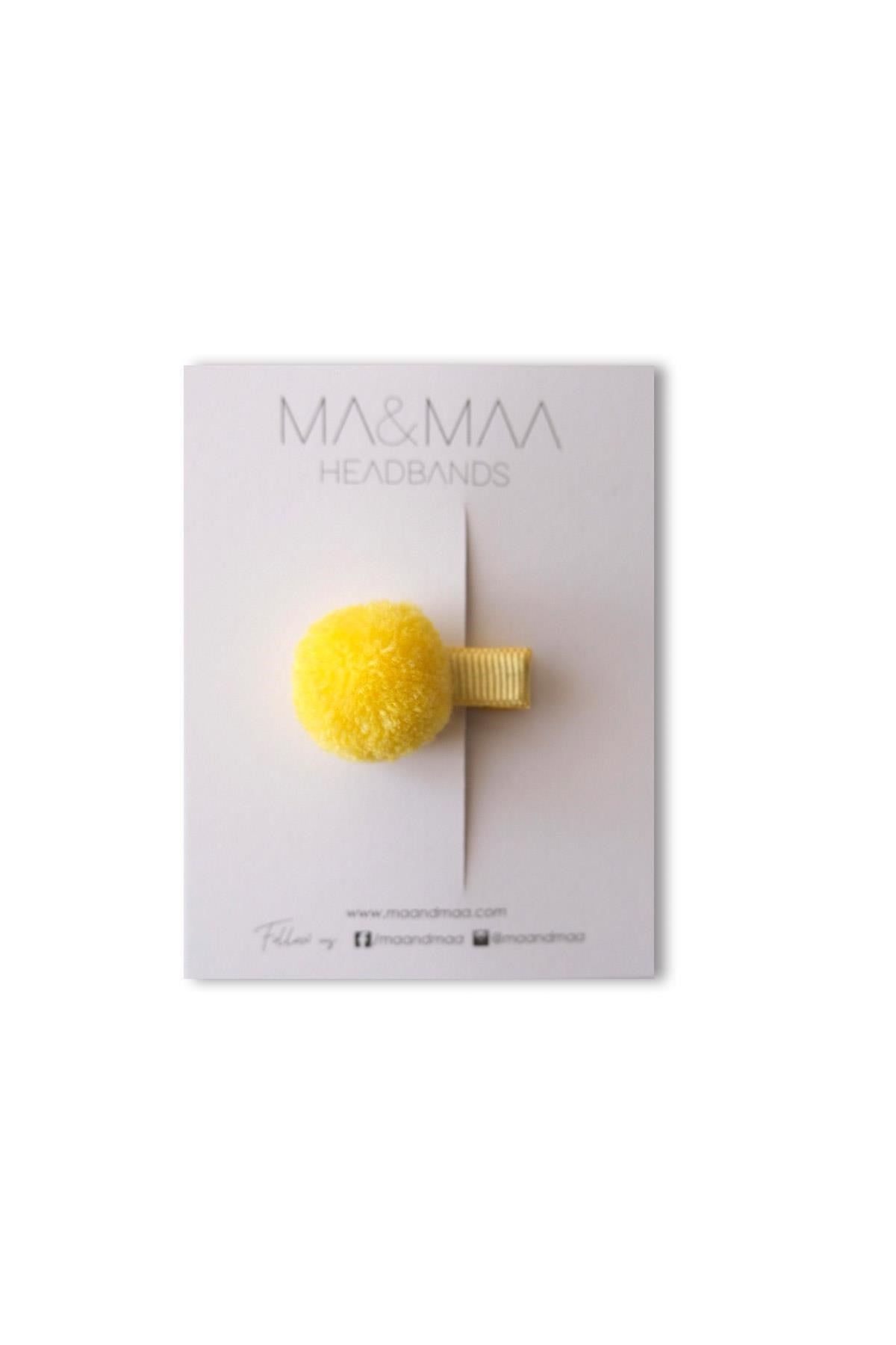 Ma & Maa Sun Flower Ponpon Mini Clips