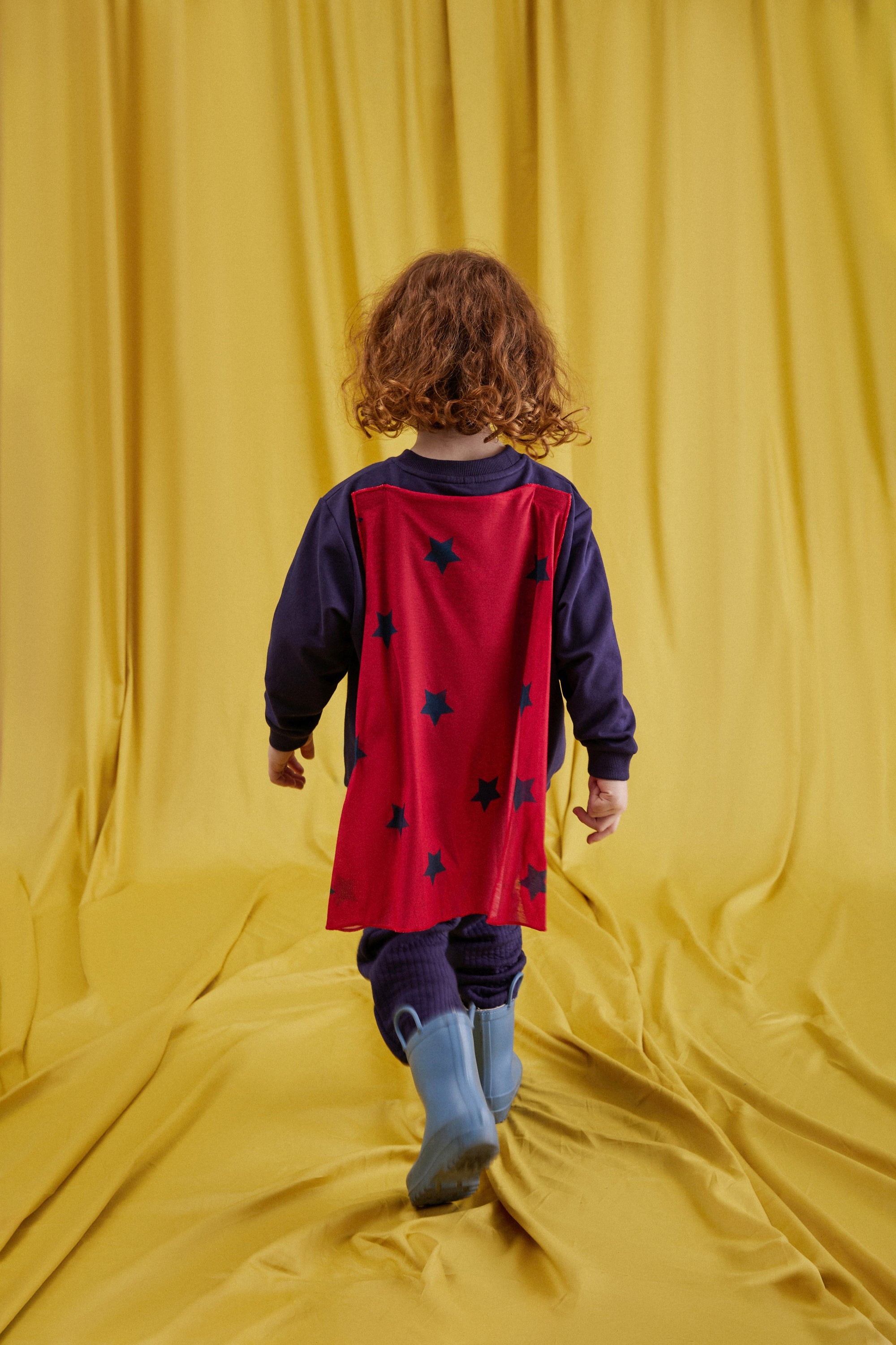 Pelerin Detaylı Sweatshirt - Gece Mavisi