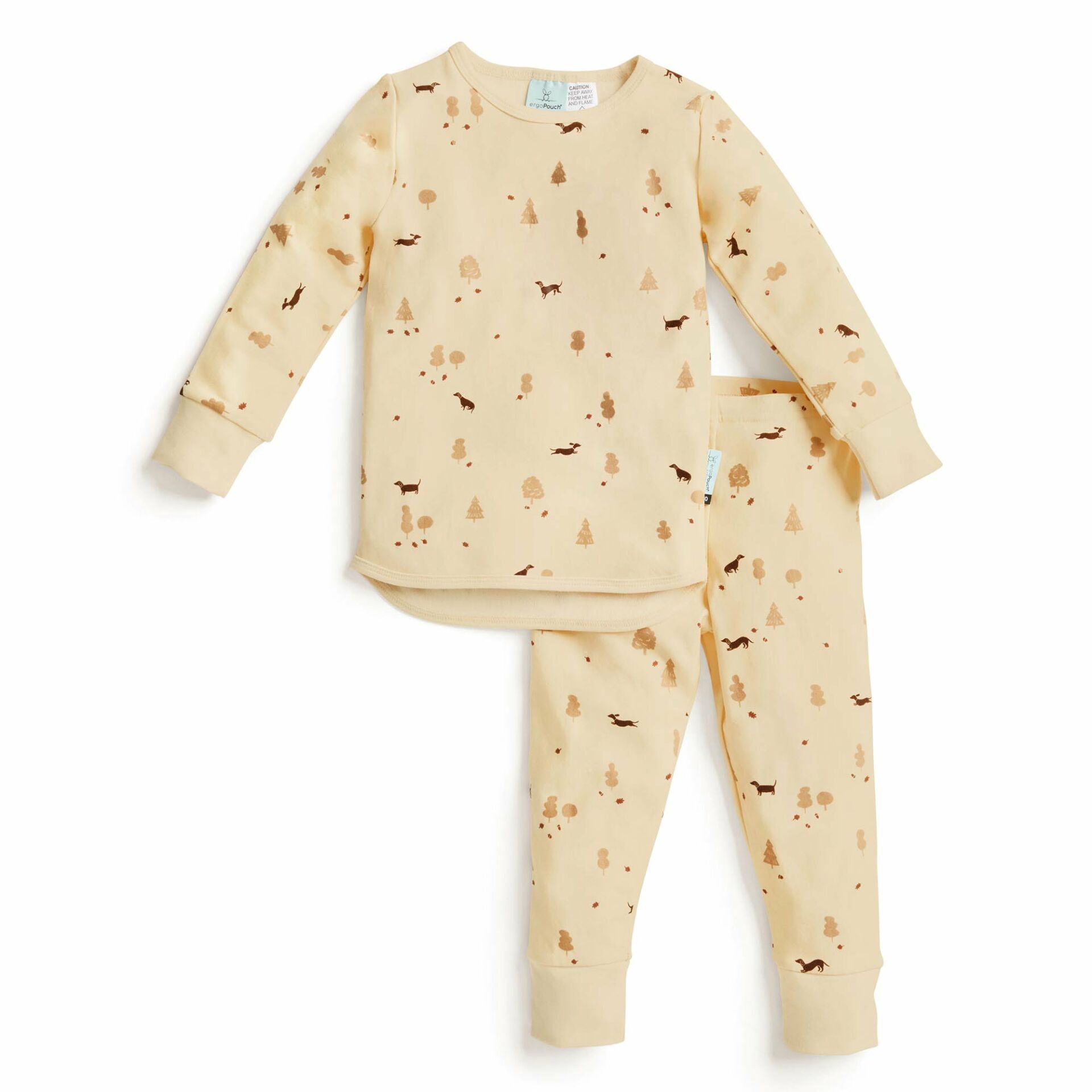 Ergopouch 1.0 T Doggos Organic Cotton 2 Piece Pajama Set