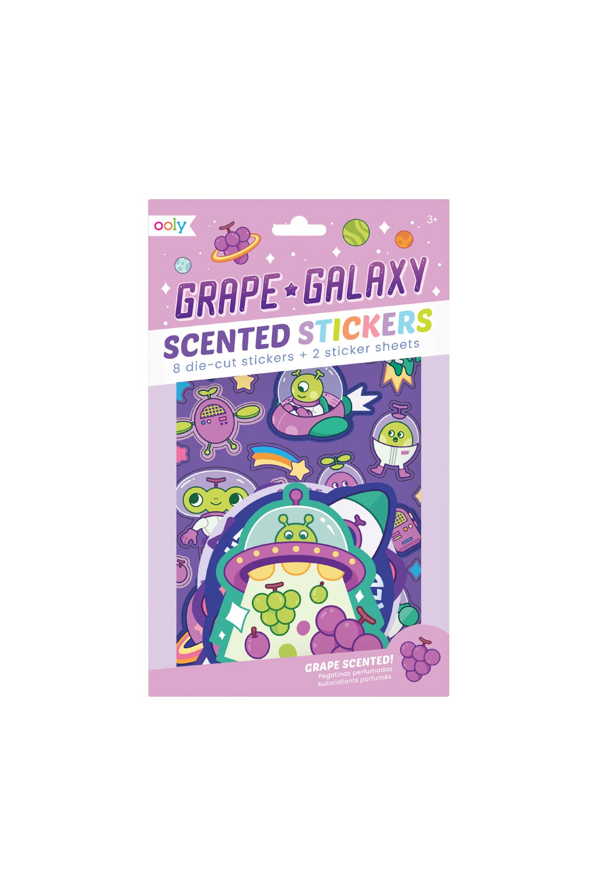 Ooly - Kokulu Sticker Seti - Galaxy Grape