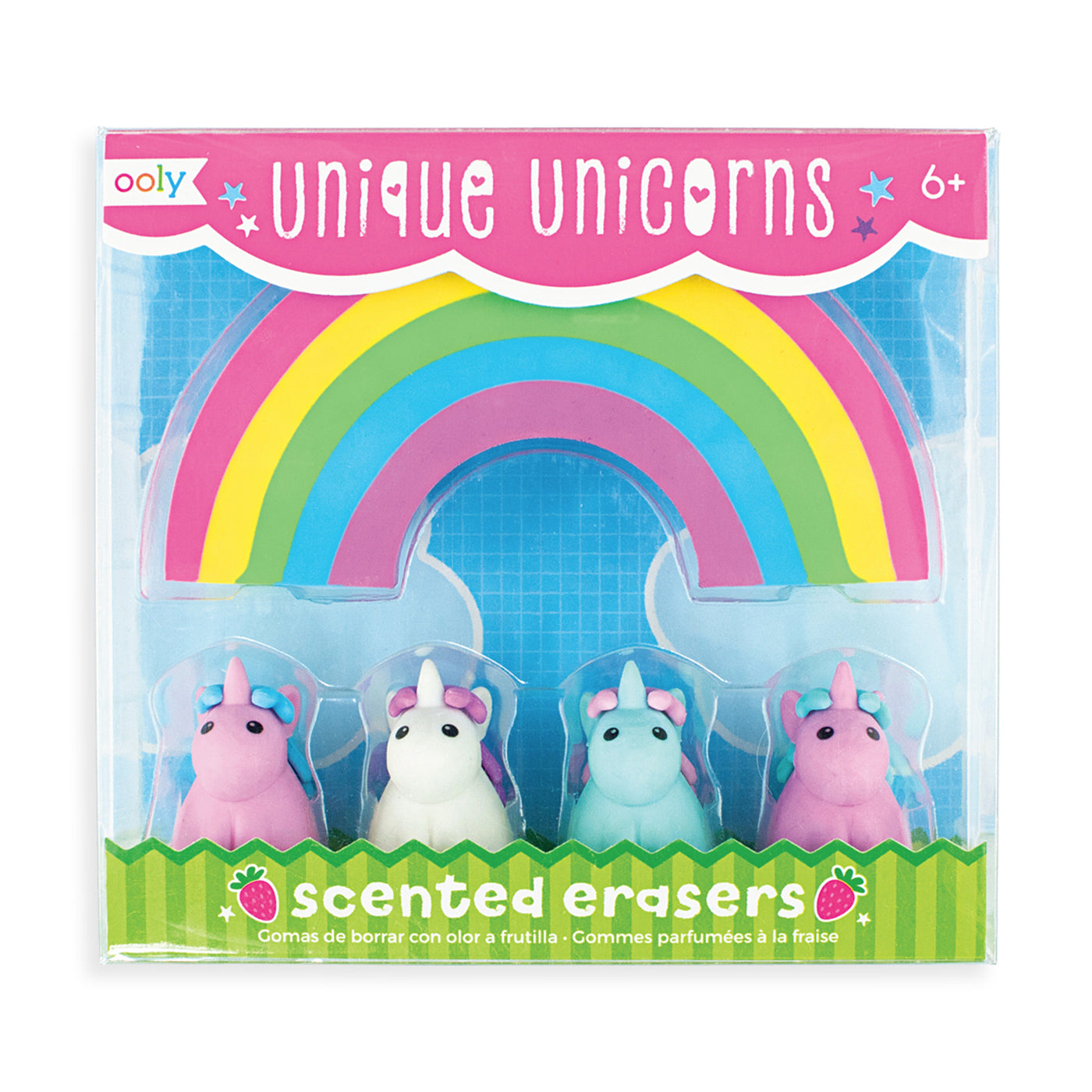 Ooly Unique Unicorn Silgi Seti - Çilek Kokulu