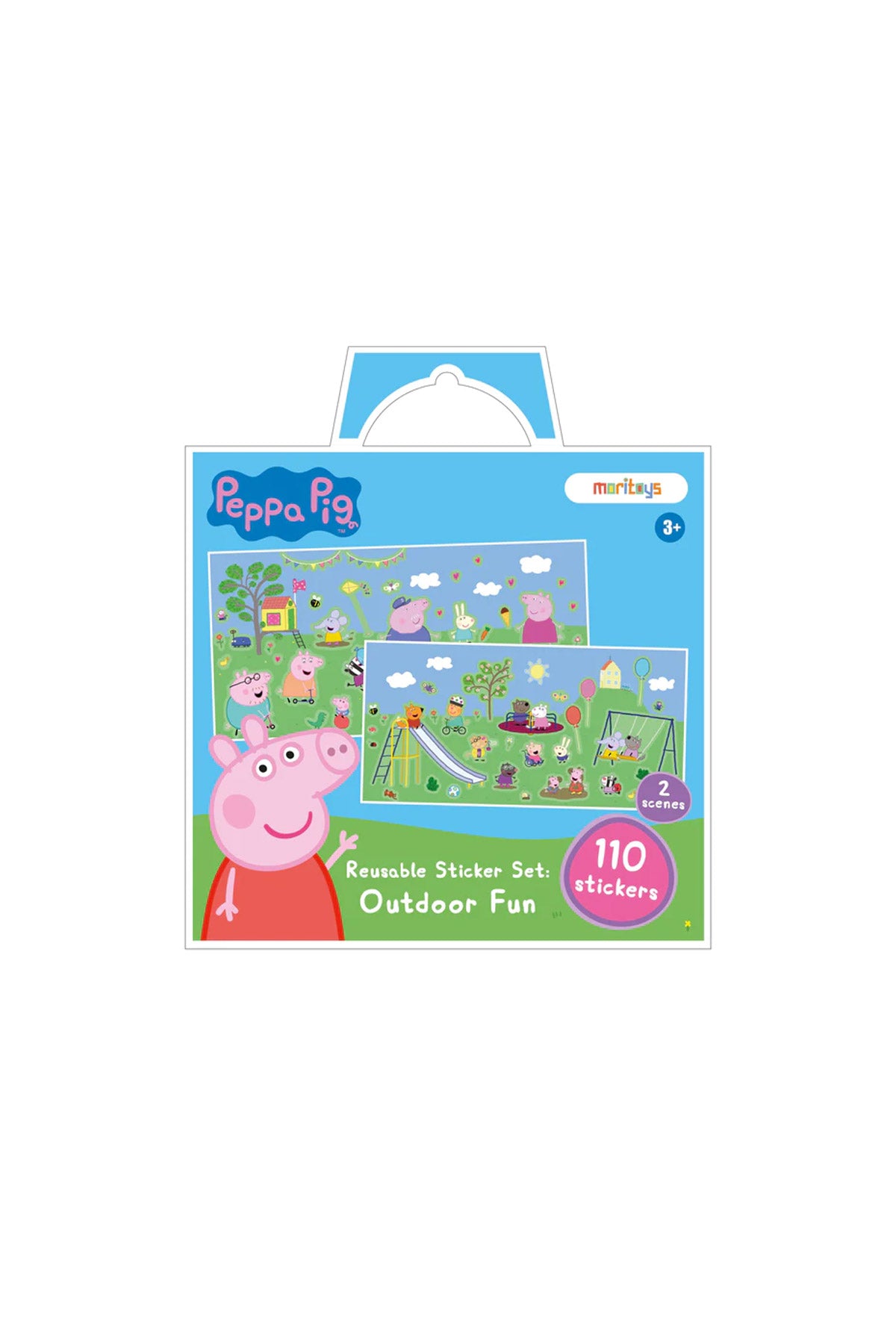 Moritoys - Peppa Pig Reusable Sticker Set - Outdoor Fun