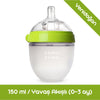 Comotomo - Antikolik Silikon Biberon 150 Ml Yeşil - Yavaş Akışlı (0-3 Ay) Yenidoğan
