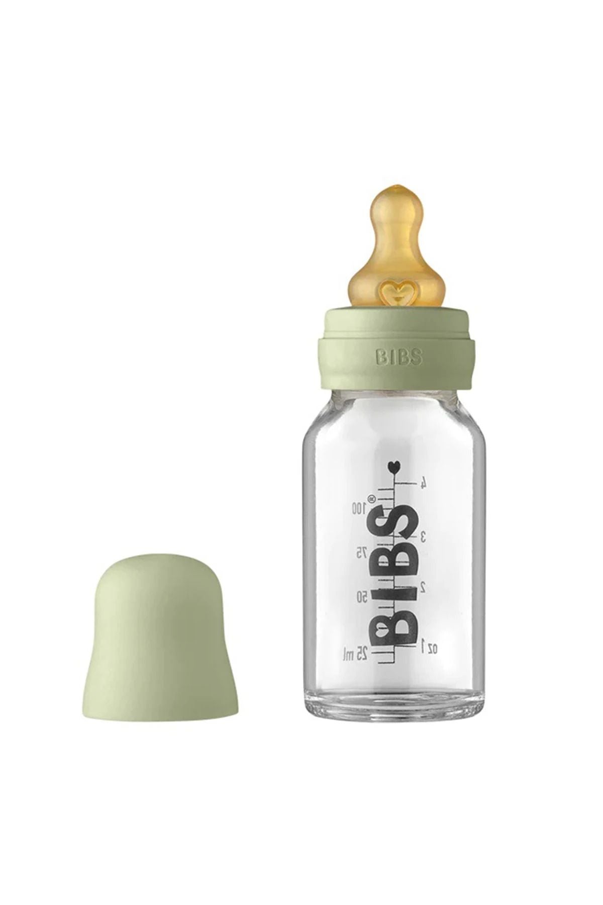 Bibs Baby Bottle Feeding Bottle 110 Ml - Sage