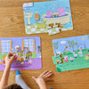 Moritoys Peppa Pig 3'lü Puzzle - A Happy Day (12-16-24 Parça)