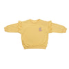 Fırfır Detaylı Sweatshirt - Açık Sarı