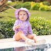 UV Protection Long Sleeve Swimsuit Set - Girl