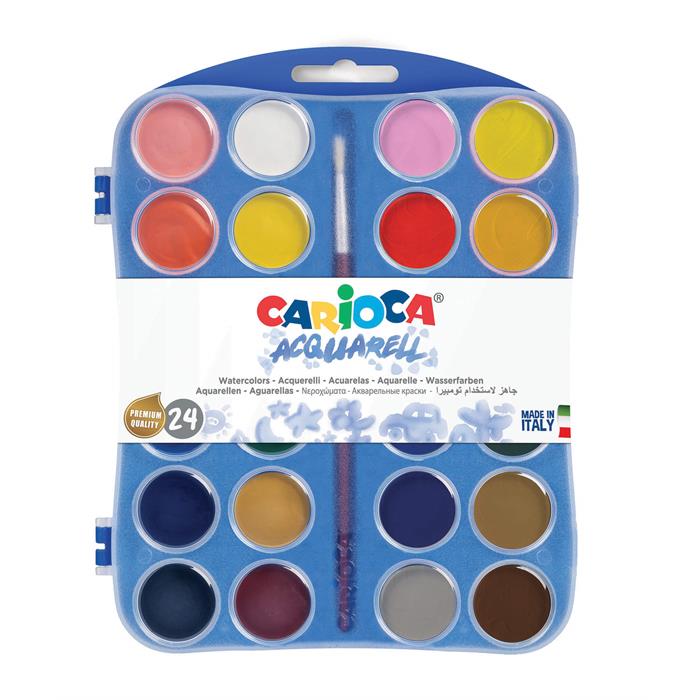 CARİOCA SULU BOYA 30 MM.24'LÜ YENİ