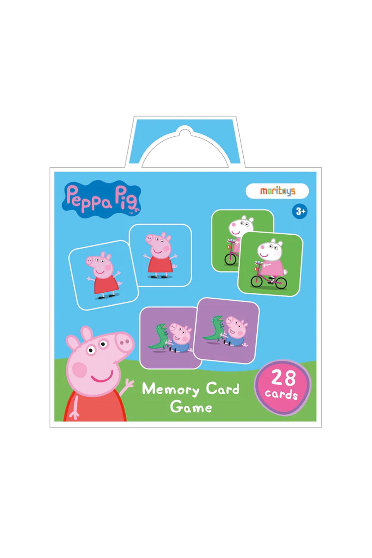 Moritoys - Peppa Pig İle 28 Kartlı Hafıza Ve Eşleştirme Oyunu