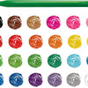 CARİOCA ELLERİ KİRLETMEYEN YIKANABİLİR PASTEL BOYA KALEMİ 24'LÜ