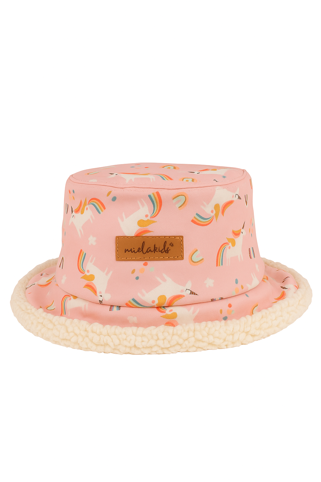 Unicorn Teddy Bucket Şapka - Somon