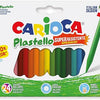 CARİOCA ELLERİ KİRLETMEYEN YIKANABİLİR PASTEL BOYA KALEMİ 24'LÜ