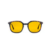 Looklight Coffey Matte Chocolate Light Orange Adult Sunglasses