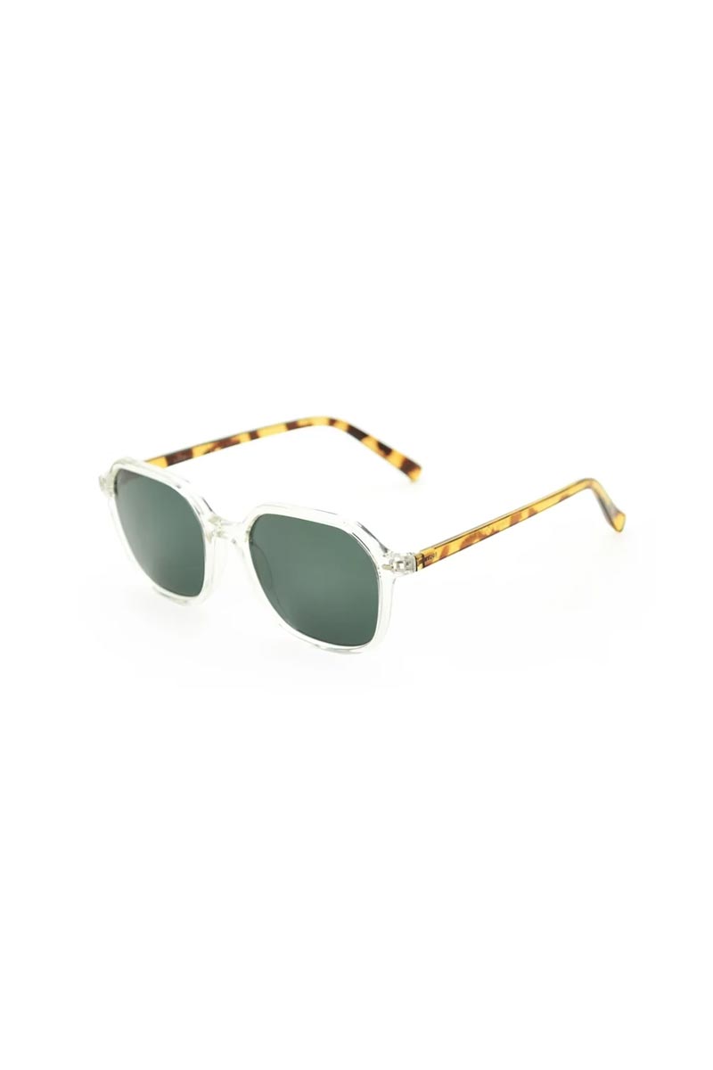 Looklight Kenzie Crystal Amber Green Adult Sunglasses