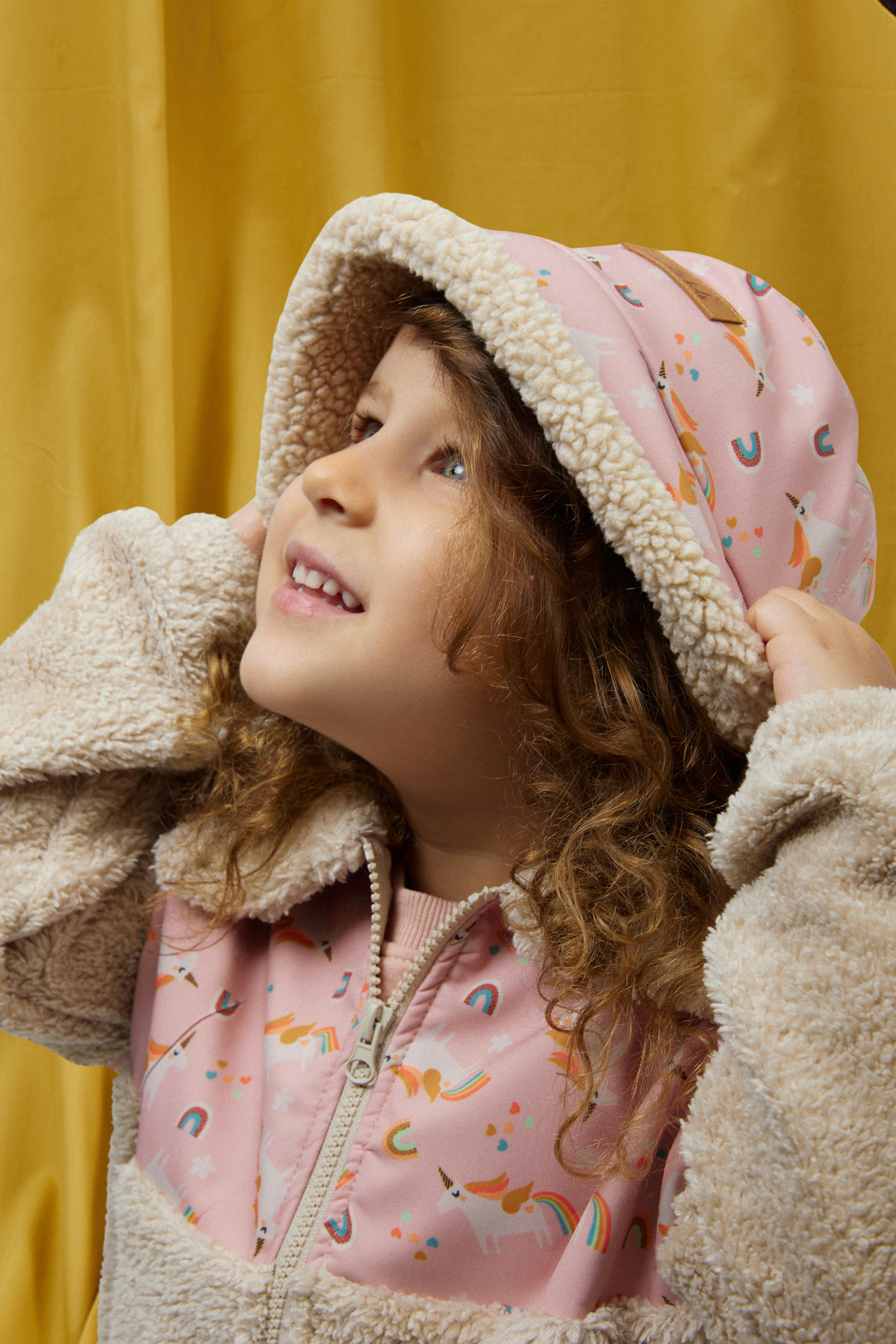 Unicorn Teddy Bucket Şapka - Somon