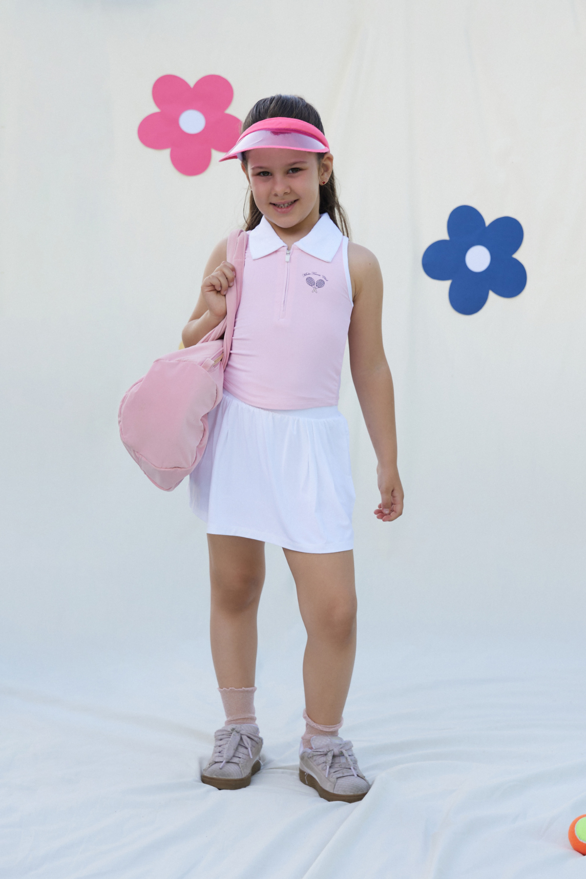 Tennis Club  Kız Çocuk Şortlu Tenis Eteği – Beyaz