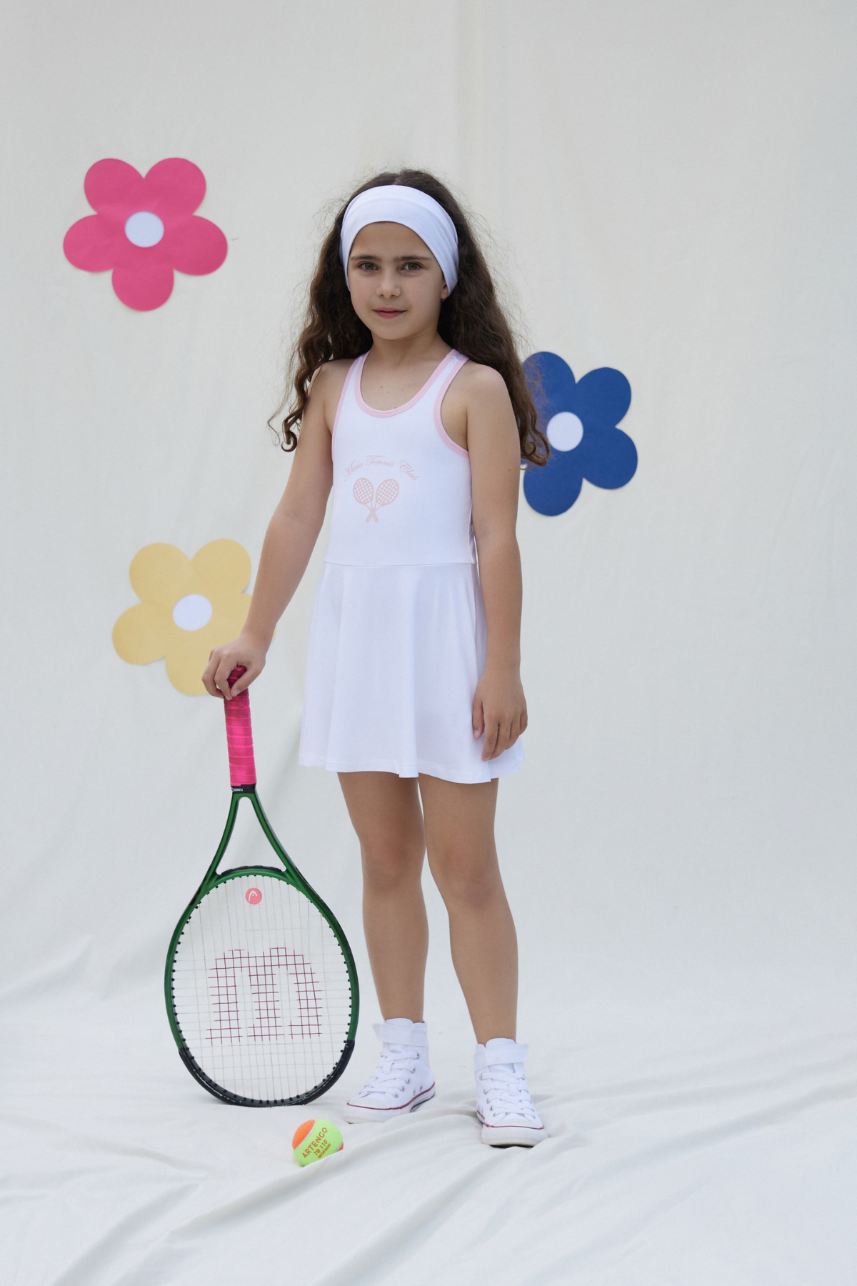 Tennis Club  Kız Çocuk Tenis Elbisesi - Beyaz