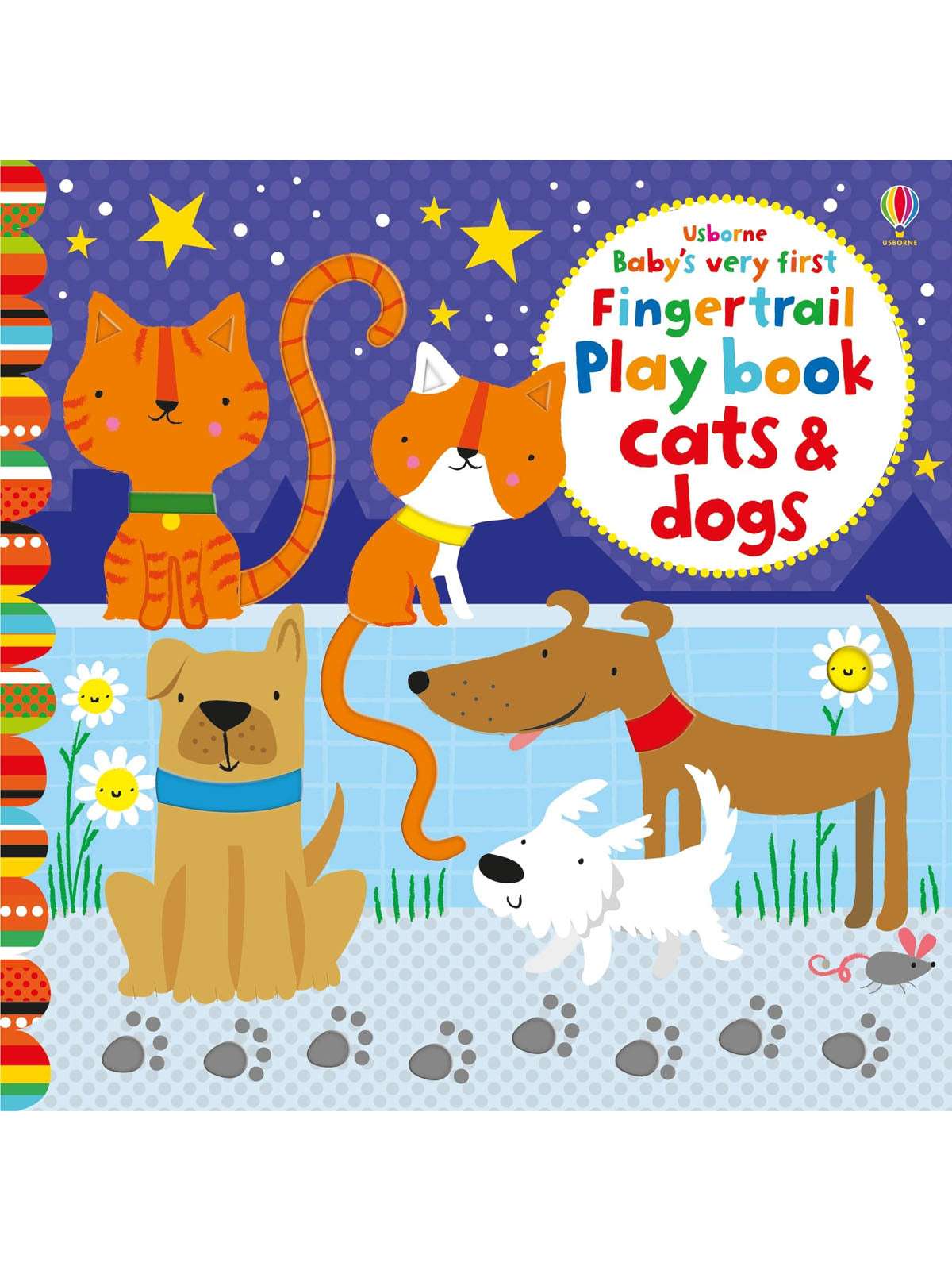 Baby's Very First Fingertrail Play Book Cats And Dogs