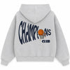 Basketball Champion Club Hooded Sweatshirt - Grey Marl