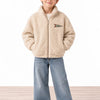 Camper Peluş Bomber Ceket - Bej