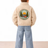 Camper Peluş Bomber Ceket - Bej