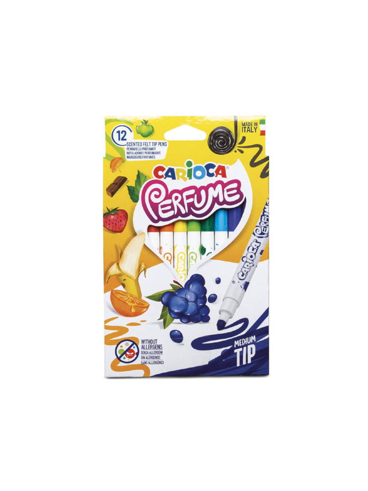 Carioca Scented Felt Crayons Pack of 12