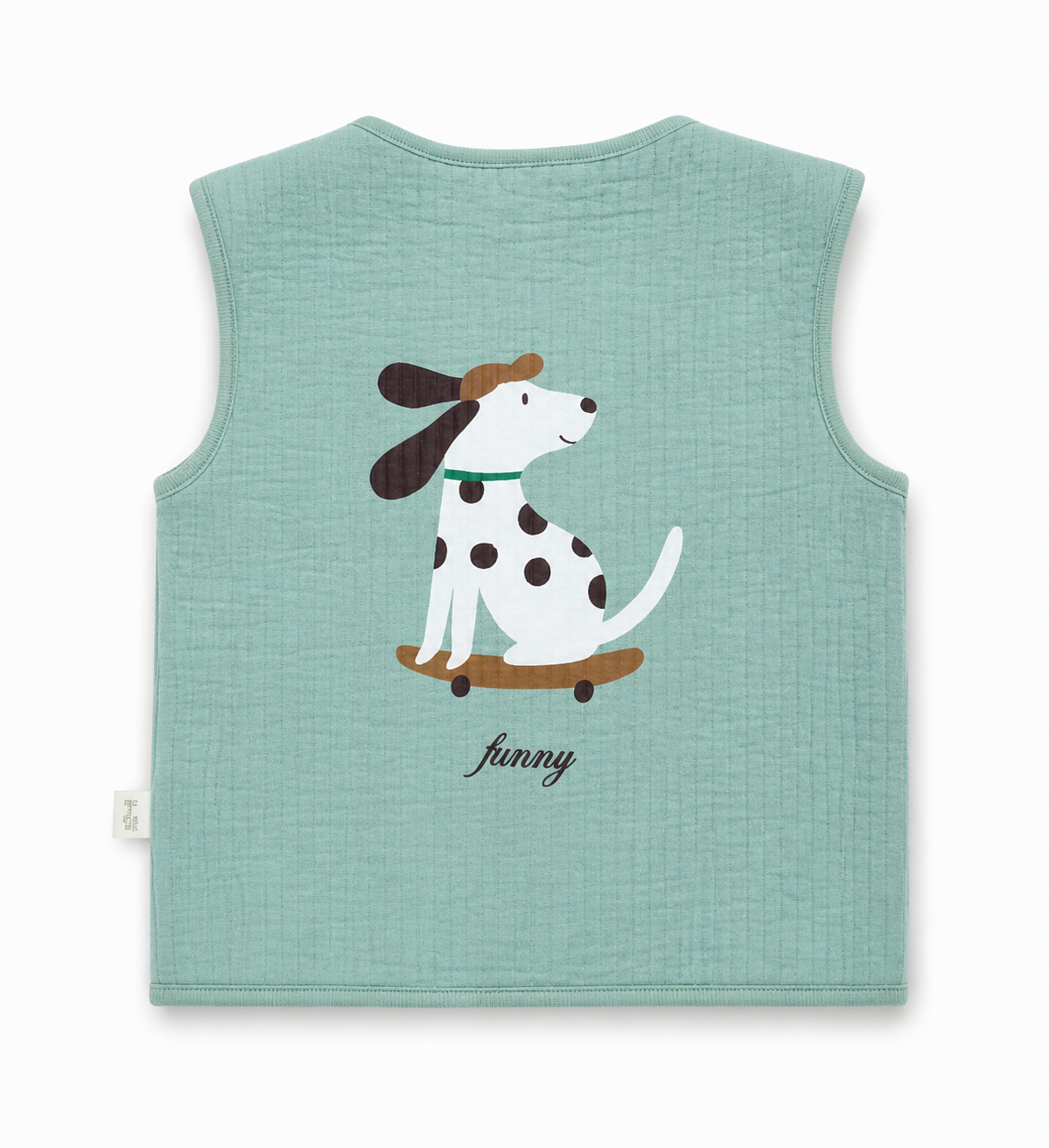Funny Dog Kapitone Yelek Mint