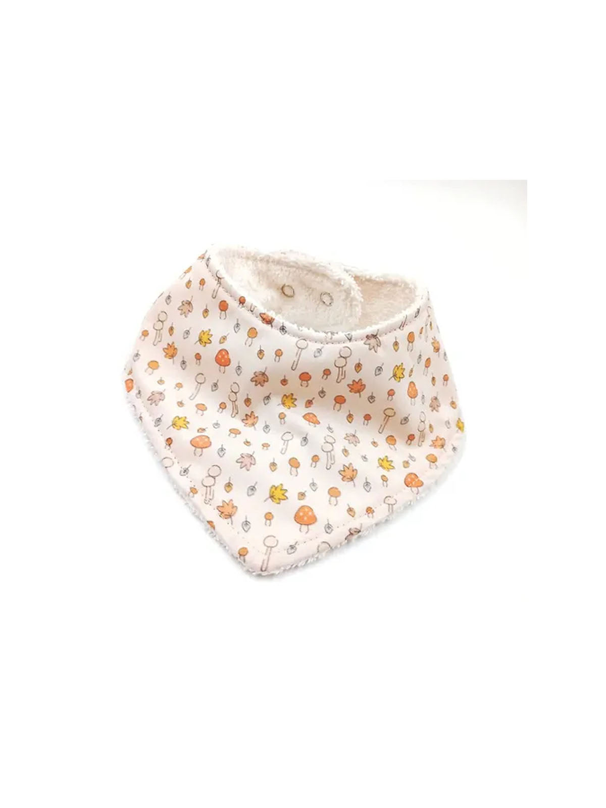 Le Petit Dodo Mushroom Baby Drool Bib