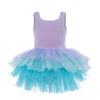 Mini Celebrities Ombre Summer Tutu Dress - Lilac Mermaid