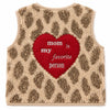 Little One's Heart Peluş Bebek Yeleği - Leopar