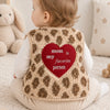 Little One's Heart Peluş Bebek Yeleği - Leopar