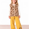 Little One's Heart Peluş Yelek - Leopar