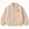 Maison Goose Plüsch Bomberjacke - Beige