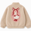 Maison Goose Plüsch Bomberjacke - Beige