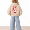 Maison Goose Plüsch Bomberjacke - Beige