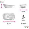 Ok Baby Onda Evol Bathtub - White