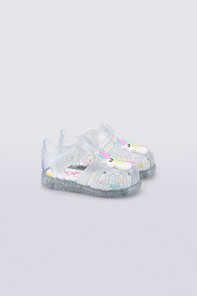 Igor Tobby Gloss Unicornio Sandals Transparent – Miela Kids