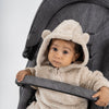 Bear Ears Hooded Plush Jumpsuit