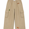 Tiny Stories Gabardin Kargo Bol Paça Pantolon - Bej