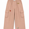 Tiny Stories Gabardin Kargo Bol Paça Pantolon - Somon
