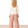 Tiny Stories Gabardin Kargo Bol Paça Pantolon - Somon