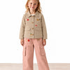 Tiny Stories Gabardin Kargo Bol Paça Pantolon - Somon