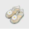 Igor Çocuk Cırtlı Sandalet Tobby Gloss Flor - Transparente Multi Glitter