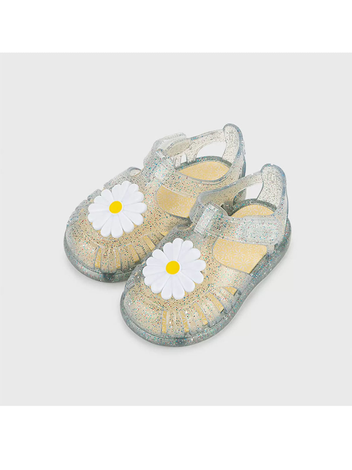 Igor Kids Velcro Sandalen Tobby Gloss Flor - Transparente Multi Glitter