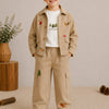 Tiny Stories Gabardin Kargo Bol Paça Pantolon - Bej