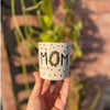 Yılbaşı Temalı Mom Yazılı El Yapımı Seramik Kahve Bardağı