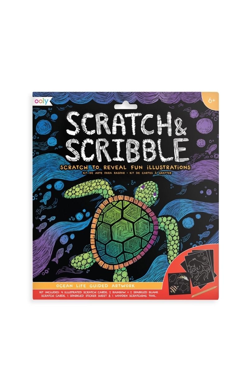 Ooly Scratch & Scribble - Ocean Life