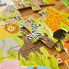 Moritoys -african Savanna - 36 Parça Xxl Dev Puzzle, Gözlem Ve Sayma Oyunu & Posteri