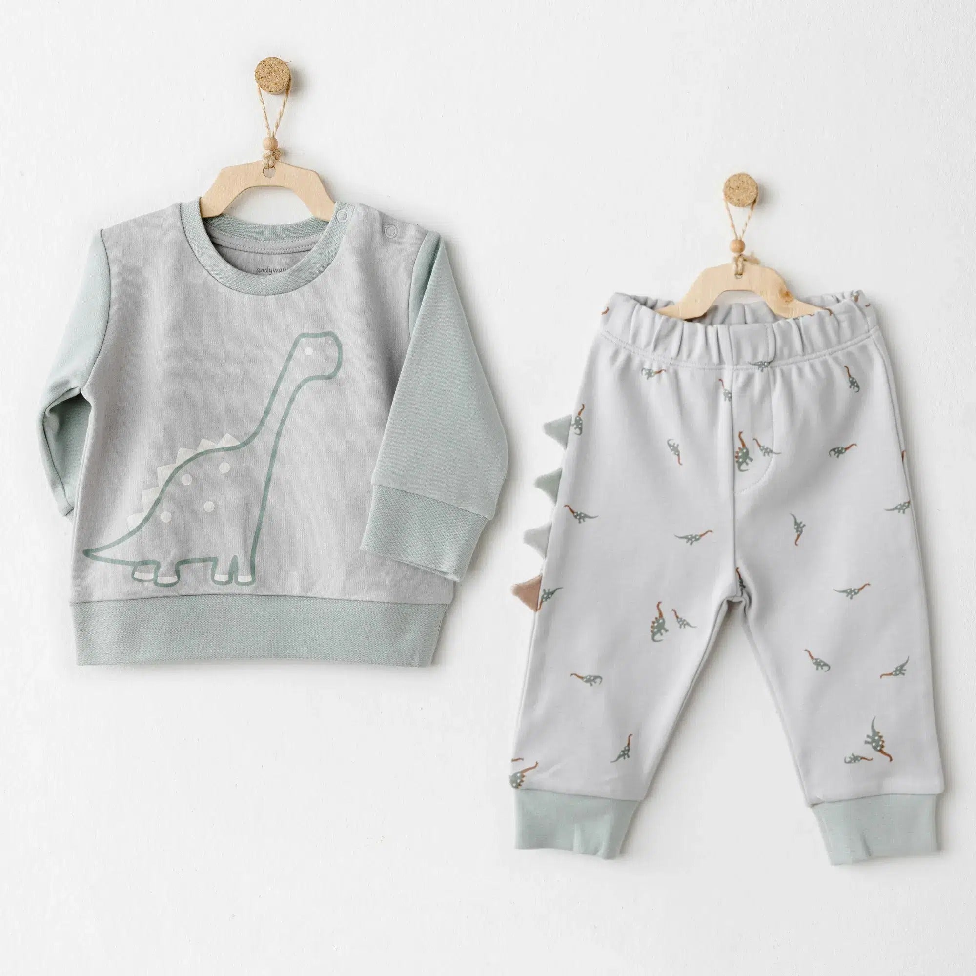 Andywawa 2'li Bebek Takım Set - Mummy s Snuggle Saurus