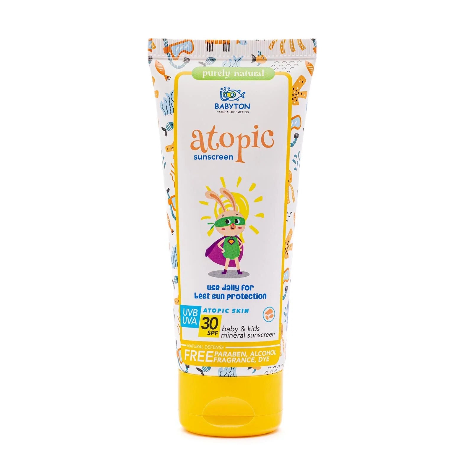 Babyton Atopik Ciltler İçin Güneş Koruyucu Krem 100 ml